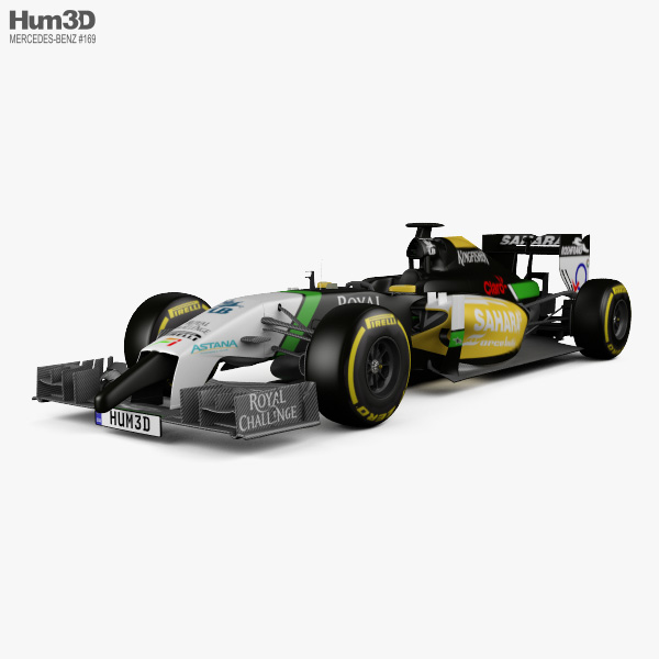 Force India 2014 3Dモデル
