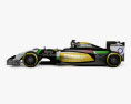 Force India 2014 Modelo 3D vista lateral