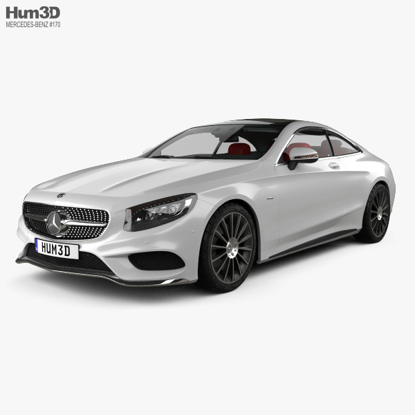 Mercedes-Benz S-class AMG Sports Package (C217) coupe with HQ interior 2020 3D model