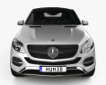 Mercedes-Benz GLE-class coupe 2017 3d model front view
