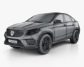 Mercedes-Benz GLE-class AMG Line coupe 2017 3d model wire render