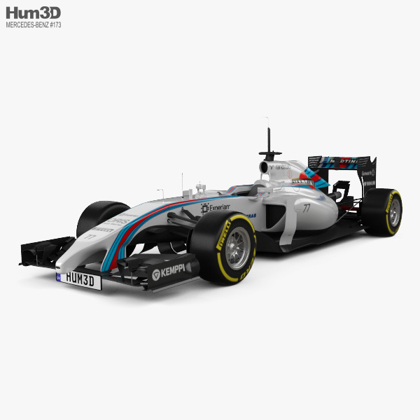 Williams FW36 2014 3D 모델 