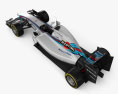 Williams FW36 2014 3d model top view