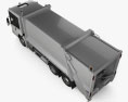 Mercedes-Benz Econic Müllwagen Rolloffcon 3axle 2009 3D-Modell Draufsicht