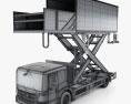 Mercedes-Benz Econic Airport Lift Platform Truck 2016 Modelo 3D wire render
