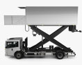 Mercedes-Benz Econic Airport Lift Platform Truck 2016 Modelo 3D vista lateral
