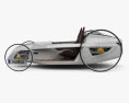 Mercedes-Benz F-Cell Roadster 2009 3D-Modell Seitenansicht
