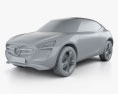 Mercedes-Benz Vision G-Code 2017 3d model clay render