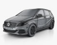 Mercedes-Benz B-class (W242) Electric Drive 2017 3d model wire render