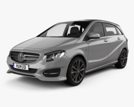 Mercedes-Benz B-class (W246) Urban Line 2017 3D model