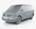 Mercedes-Benz Vito (W638) Passenger Van 2003 3D模型 clay render