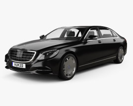 Mercedes-Benz Sクラス (W222) Maybach 2016 3Dモデル