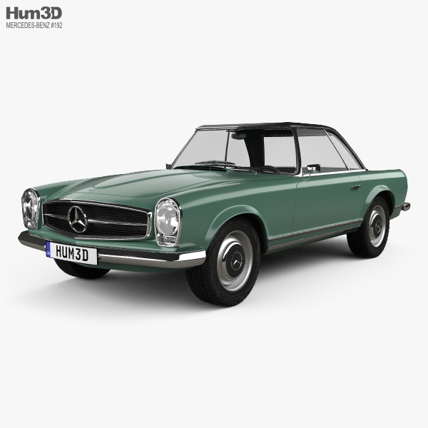 Mercedes-Benz SL-class (W113) 1963 3D model