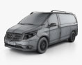 Mercedes-Benz Metris Panel Van 2017 3d model wire render