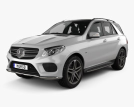 Mercedes-Benz GLE-class (W166) AMG Line 2017 3D model