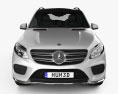 Mercedes-Benz GLE-Клас (W166) AMG Line 2017 3D модель front view
