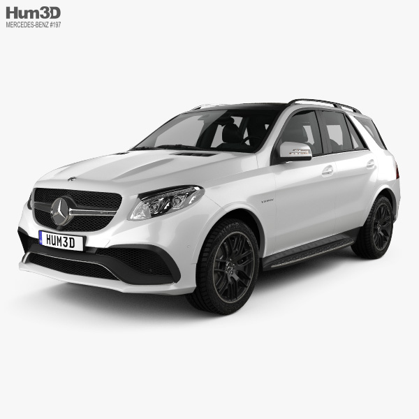 Mercedes-Benz GLE-class (W166) AMG 2017 3D model