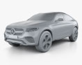Mercedes-Benz GLC Coupe Concept 2014 3d model clay render