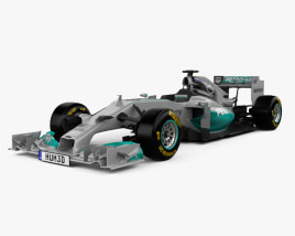 Mercedes-Benz W05 2014 3D model