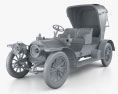 Mercedes-Benz Simplex 28-32 Phaeton 1905 3d model clay render