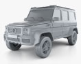 Mercedes-Benz G级 4x4-2 2015 3D模型 clay render