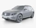Mercedes-Benz GLC-class (X205) 2018 3d model clay render