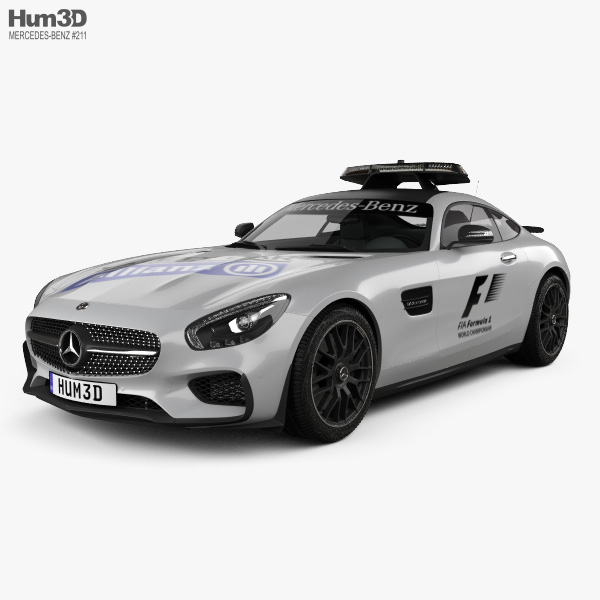 Mercedes-Benz AMG GT S F1 Safety Car 2018 Modèle 3D