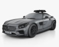 Mercedes-Benz AMG GT S F1 Safety Car 2018 3D модель wire render