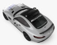 Mercedes-Benz AMG GT S F1 Safety Car 2018 Modello 3D vista dall'alto