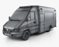Mercedes-Benz Sprinter (W903) Ambulancia 2000 Modelo 3D wire render