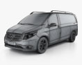 Mercedes-Benz Vito (W447) Panel Van L2 2018 3d model wire render