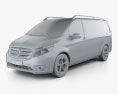 Mercedes-Benz Vito (W447) Panel Van L2 2018 3d model clay render