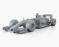 Force India VJM08 2015 3d model clay render