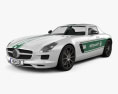 Mercedes-Benz SLS-class (C197) AMG Police Dubai 2016 3d model