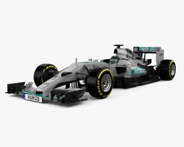 Mercedes-Benz F1 W06 hybrid 2015 3D model