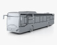 Mercedes-Benz Citaro (O530) Autobús con interior 2011 Modelo 3D clay render