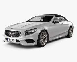 Mercedes-Benz S-class cabriolet 2020 3D model