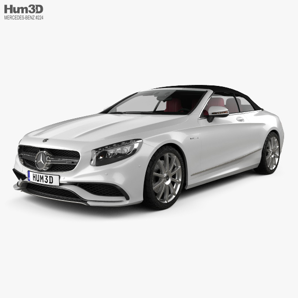 Mercedes-Benz S-class AMG cabriolet 2020 3D model
