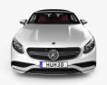 Mercedes-Benz S-class AMG cabriolet 2020 3d model front view
