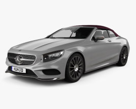 Mercedes-Benz Classe S AMG Line cabriolet 2014 Modèle 3D