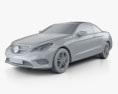Mercedes-Benz Eクラス コンバーチブル 2014 3Dモデル clay render