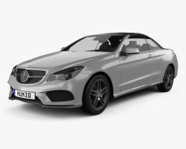Mercedes-Benz E-class convertible AMG Sports Package 2017 3D model