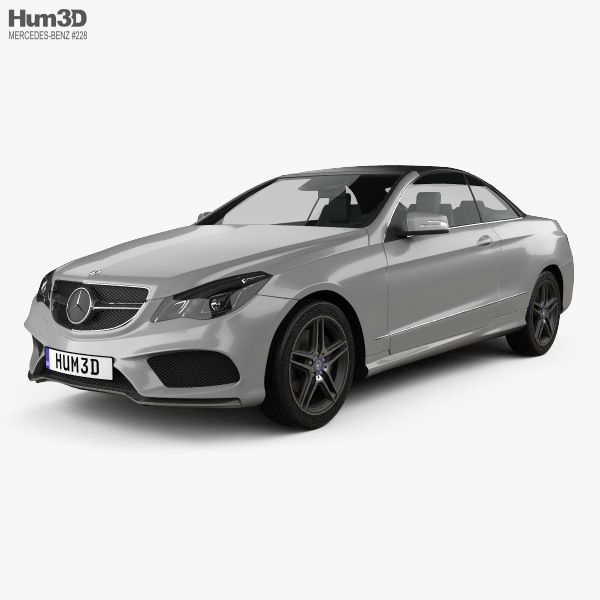 Mercedes-Benz Eクラス コンバーチブル AMG Sports Package 2014 3Dモデル
