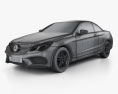 Mercedes-Benz Eクラス コンバーチブル AMG Sports Package HQインテリアと 2014 3Dモデル wire render