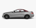 Mercedes-Benz E-class convertible AMG Sports Package with HQ interior 2017 3d model side view