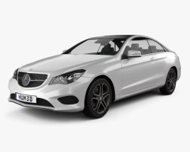 Mercedes-Benz E-class coupe 2017 3D model