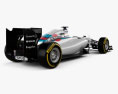 Williams FW37 2014 Modelo 3D vista trasera