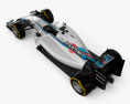 Williams FW37 2014 3d model top view
