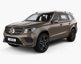 Mercedes-Benz GLS-class AMG Line 2018 3D model