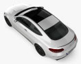 Mercedes-Benz C级 AMG Coupe 2015 3D模型 顶视图